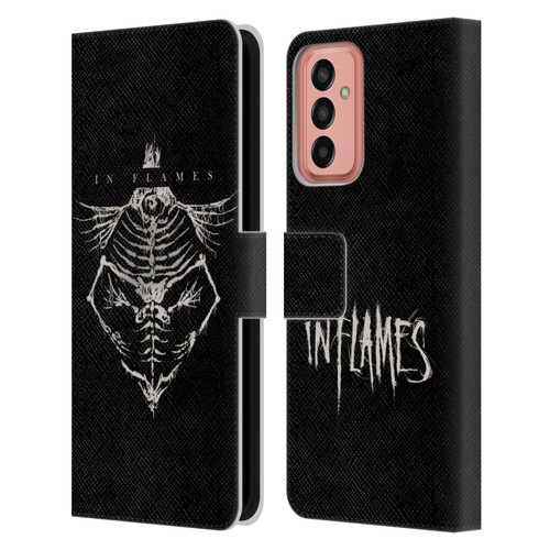 In Flames Metal Grunge Jesterhead Bones Leather Book Wallet Case Cover For Samsung Galaxy M13 (2022)