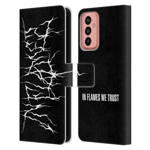 In Flames Metal Grunge Metal Logo Leather Book Wallet Case Cover For Samsung Galaxy M13 (2022)