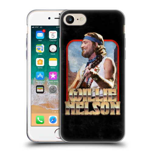 Willie Nelson Grunge Vintage Soft Gel Case for Apple iPhone 7 / 8 / SE 2020 & 2022