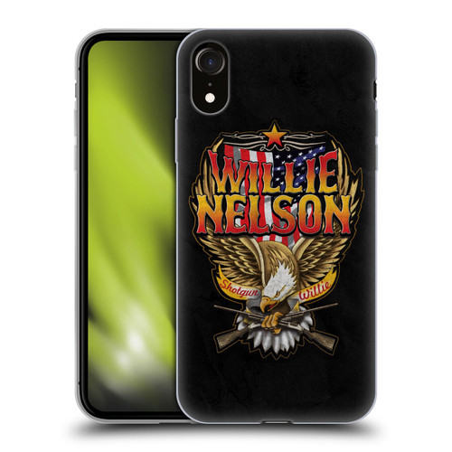 Willie Nelson Grunge Eagle Soft Gel Case for Apple iPhone XR