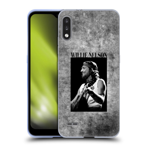 Willie Nelson Grunge Black And White Soft Gel Case for LG K22