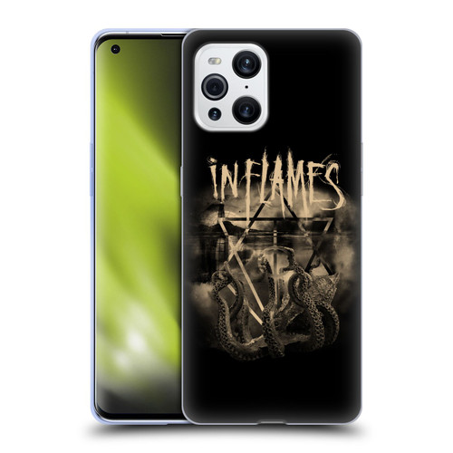 In Flames Metal Grunge Octoflames Soft Gel Case for OPPO Find X3 / Pro