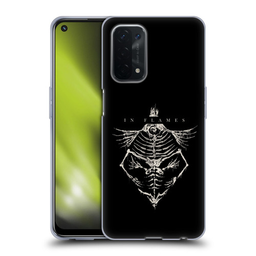 In Flames Metal Grunge Jesterhead Bones Soft Gel Case for OPPO A54 5G