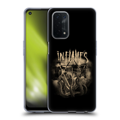In Flames Metal Grunge Octoflames Soft Gel Case for OPPO A54 5G