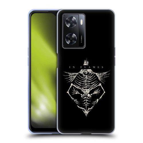 In Flames Metal Grunge Jesterhead Bones Soft Gel Case for OPPO A57s