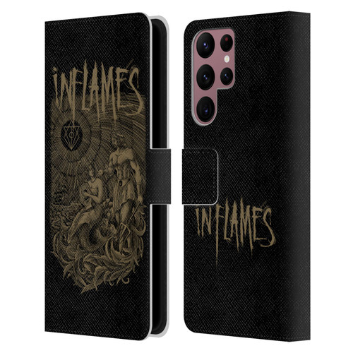 In Flames Metal Grunge Adventures Leather Book Wallet Case Cover For Samsung Galaxy S22 Ultra 5G