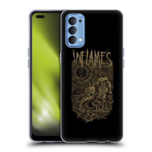 In Flames Metal Grunge Adventures Soft Gel Case for OPPO Reno 4 5G