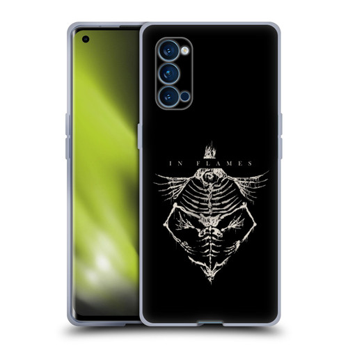 In Flames Metal Grunge Jesterhead Bones Soft Gel Case for OPPO Reno 4 Pro 5G