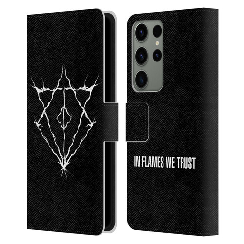 In Flames Metal Grunge Jesterhead Logo Leather Book Wallet Case Cover For Samsung Galaxy S23 Ultra 5G