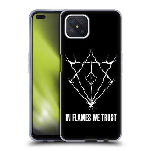 In Flames Metal Grunge Jesterhead Logo Soft Gel Case for OPPO Reno4 Z 5G