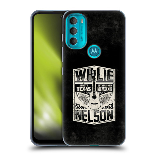 Willie Nelson Grunge Flying Guitar Soft Gel Case for Motorola Moto G71 5G