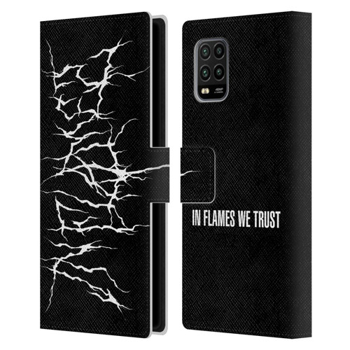 In Flames Metal Grunge Metal Logo Leather Book Wallet Case Cover For Xiaomi Mi 10 Lite 5G