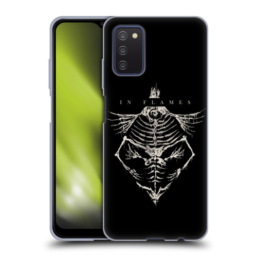 In Flames Metal Grunge Jesterhead Bones Soft Gel Case for Samsung Galaxy A03s (2021)