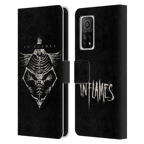 In Flames Metal Grunge Jesterhead Bones Leather Book Wallet Case Cover For Xiaomi Mi 10T 5G