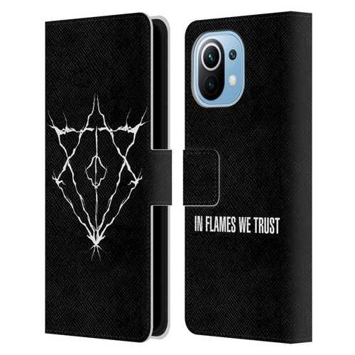 In Flames Metal Grunge Jesterhead Logo Leather Book Wallet Case Cover For Xiaomi Mi 11