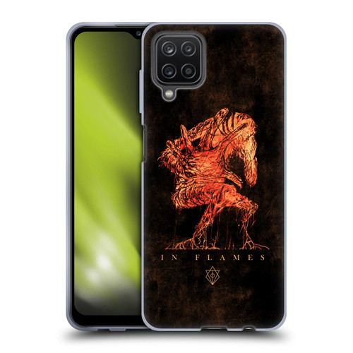 In Flames Metal Grunge Creature Soft Gel Case for Samsung Galaxy A12 (2020)