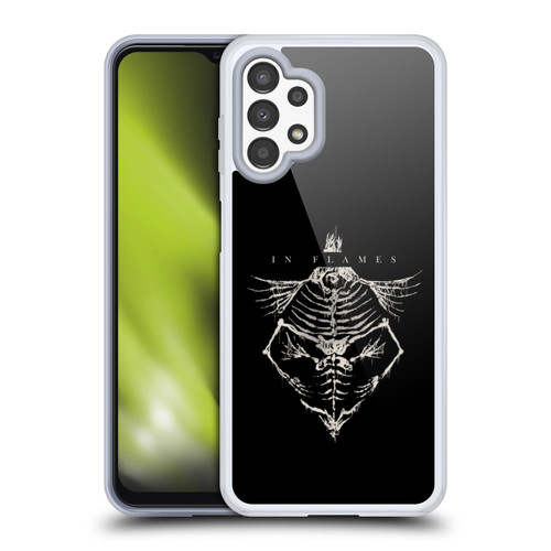 In Flames Metal Grunge Jesterhead Bones Soft Gel Case for Samsung Galaxy A13 (2022)