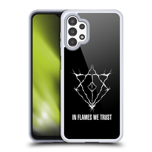 In Flames Metal Grunge Jesterhead Logo Soft Gel Case for Samsung Galaxy A13 (2022)