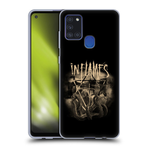 In Flames Metal Grunge Octoflames Soft Gel Case for Samsung Galaxy A21s (2020)