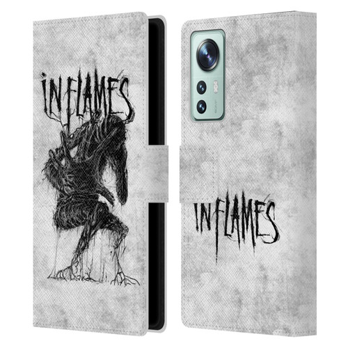 In Flames Metal Grunge Big Creature Leather Book Wallet Case Cover For Xiaomi 12