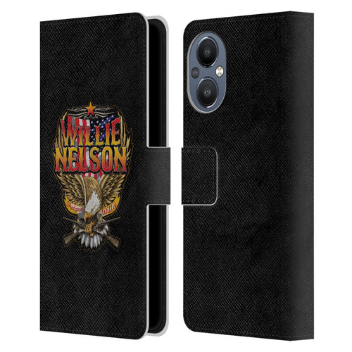 Willie Nelson Grunge Eagle Leather Book Wallet Case Cover For OnePlus Nord N20 5G