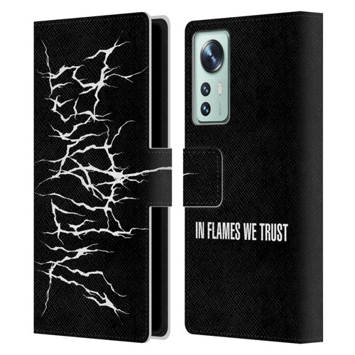 In Flames Metal Grunge Metal Logo Leather Book Wallet Case Cover For Xiaomi 12
