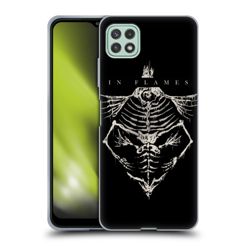 In Flames Metal Grunge Jesterhead Bones Soft Gel Case for Samsung Galaxy A22 5G / F42 5G (2021)