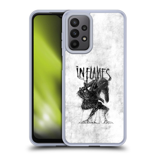 In Flames Metal Grunge Big Creature Soft Gel Case for Samsung Galaxy A23 / 5G (2022)