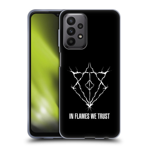 In Flames Metal Grunge Jesterhead Logo Soft Gel Case for Samsung Galaxy A23 / 5G (2022)
