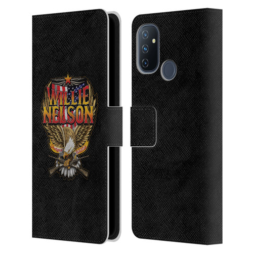 Willie Nelson Grunge Eagle Leather Book Wallet Case Cover For OnePlus Nord N100