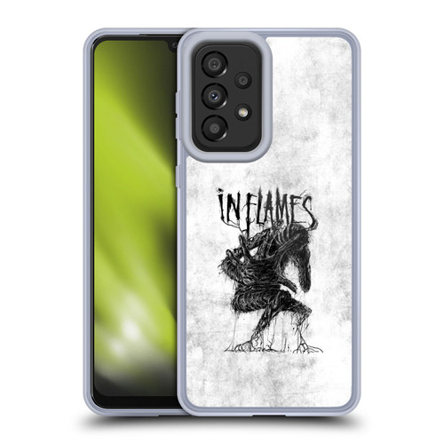 In Flames Metal Grunge Big Creature Soft Gel Case for Samsung Galaxy A33 5G (2022)