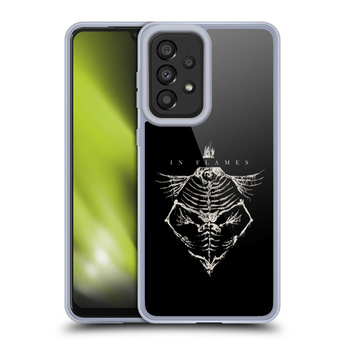 In Flames Metal Grunge Jesterhead Bones Soft Gel Case for Samsung Galaxy A33 5G (2022)