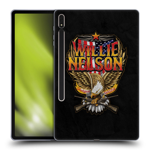 Willie Nelson Grunge Eagle Soft Gel Case for Samsung Galaxy Tab S8 Plus