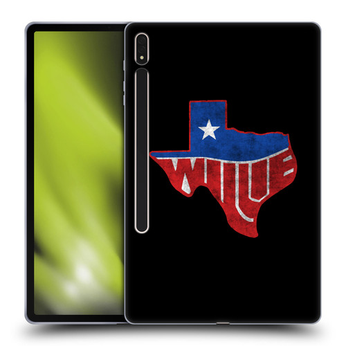 Willie Nelson Grunge Texas Soft Gel Case for Samsung Galaxy Tab S8 Plus