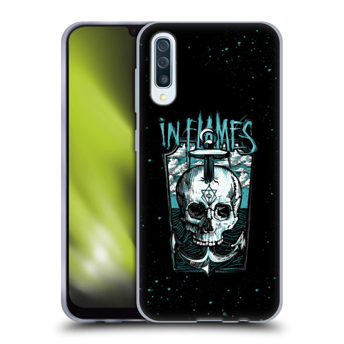 In Flames Metal Grunge Anchor Skull Soft Gel Case for Samsung Galaxy A50/A30s (2019)