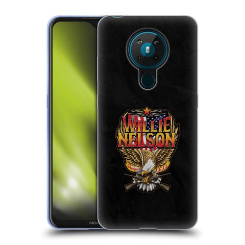 Willie Nelson Grunge Eagle Soft Gel Case for Nokia 5.3