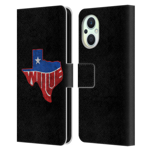 Willie Nelson Grunge Texas Leather Book Wallet Case Cover For OPPO Reno8 Lite