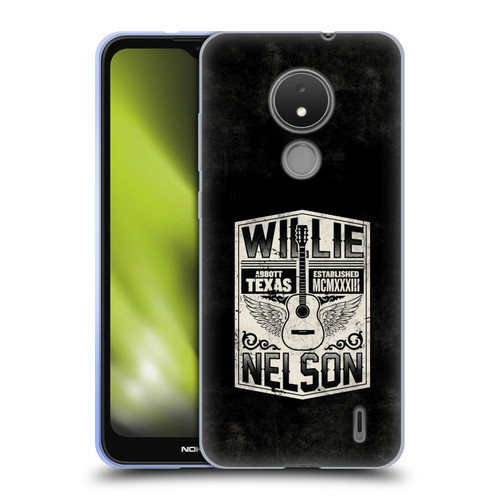 Willie Nelson Grunge Flying Guitar Soft Gel Case for Nokia C21