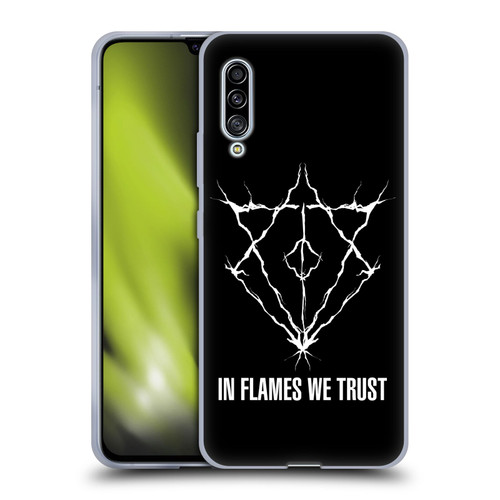In Flames Metal Grunge Jesterhead Logo Soft Gel Case for Samsung Galaxy A90 5G (2019)