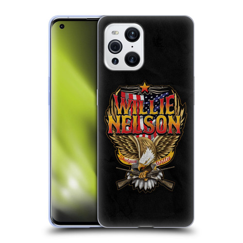 Willie Nelson Grunge Eagle Soft Gel Case for OPPO Find X3 / Pro