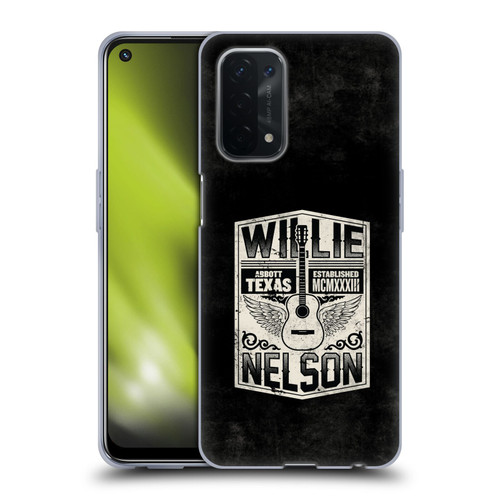 Willie Nelson Grunge Flying Guitar Soft Gel Case for OPPO A54 5G