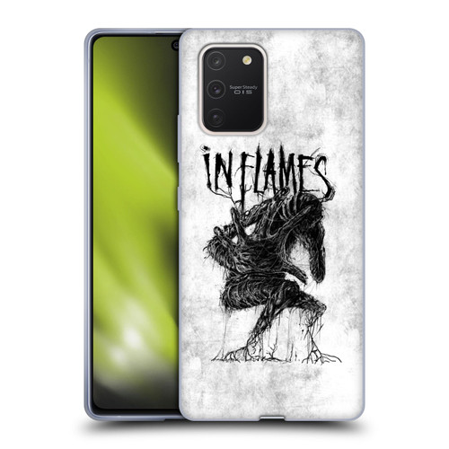 In Flames Metal Grunge Big Creature Soft Gel Case for Samsung Galaxy S10 Lite