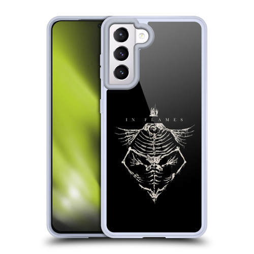 In Flames Metal Grunge Jesterhead Bones Soft Gel Case for Samsung Galaxy S21 5G