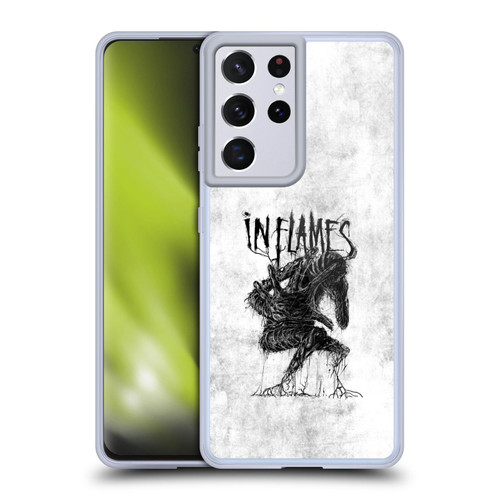 In Flames Metal Grunge Big Creature Soft Gel Case for Samsung Galaxy S21 Ultra 5G