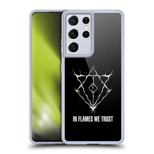 In Flames Metal Grunge Jesterhead Logo Soft Gel Case for Samsung Galaxy S21 Ultra 5G