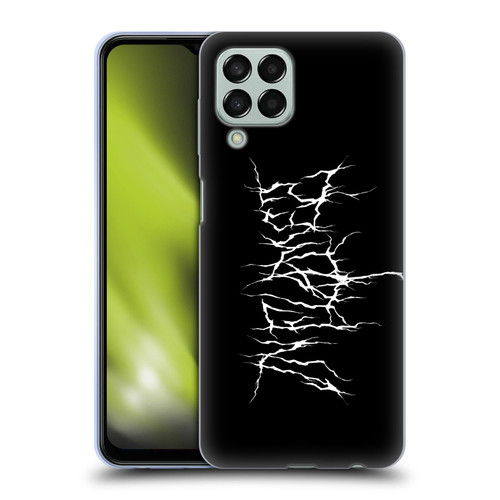 In Flames Metal Grunge Metal Logo Soft Gel Case for Samsung Galaxy M33 (2022)