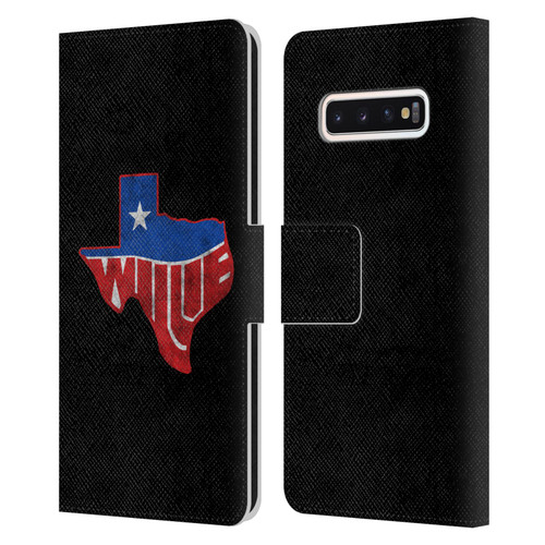 Willie Nelson Grunge Texas Leather Book Wallet Case Cover For Samsung Galaxy S10