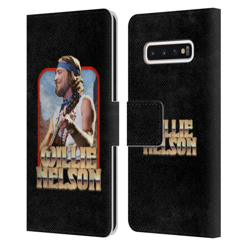 Willie Nelson Grunge Vintage Leather Book Wallet Case Cover For Samsung Galaxy S10