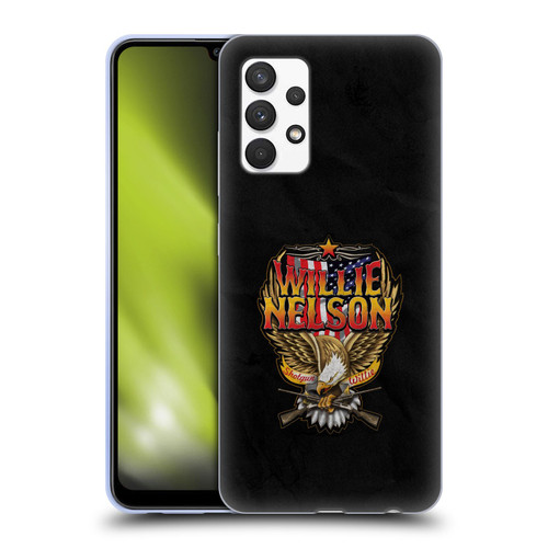 Willie Nelson Grunge Eagle Soft Gel Case for Samsung Galaxy A32 (2021)