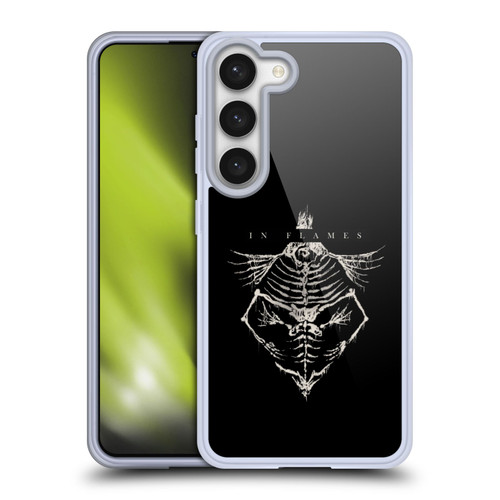 In Flames Metal Grunge Jesterhead Bones Soft Gel Case for Samsung Galaxy S23 5G
